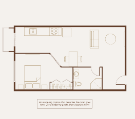 Planta ilustrativa da casa